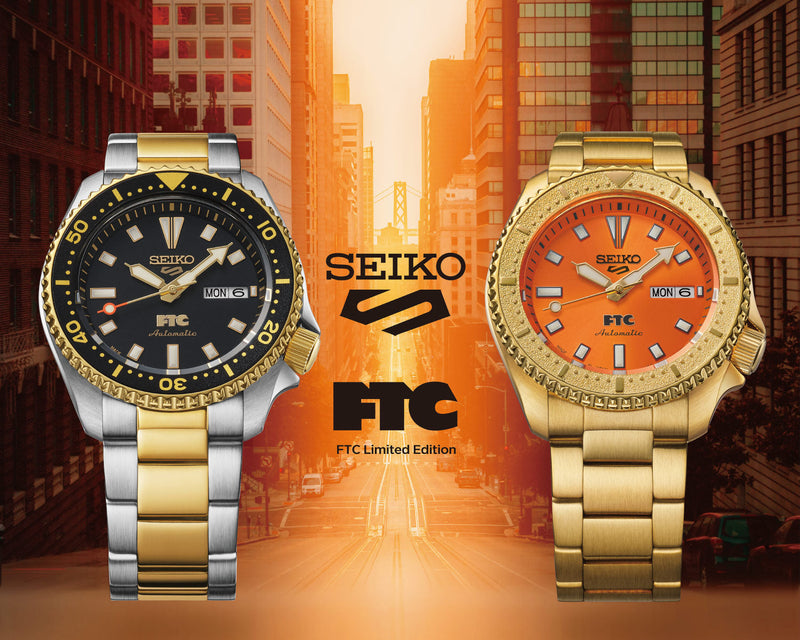 SEIKO 5 SPORT x FTC LIMITED EDITION Available in Store on July 10th (Fri)