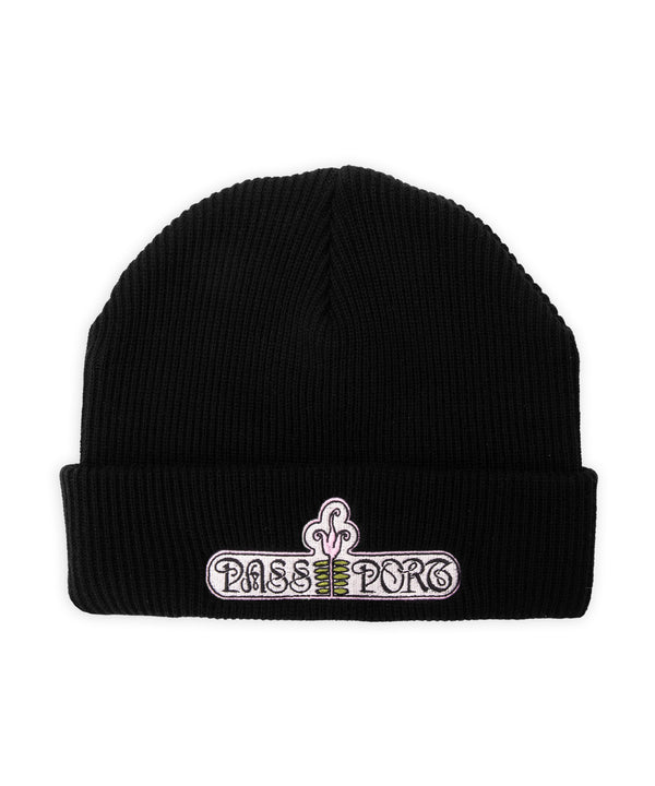 PASSPORT TRINKETS BEANIE BLACK