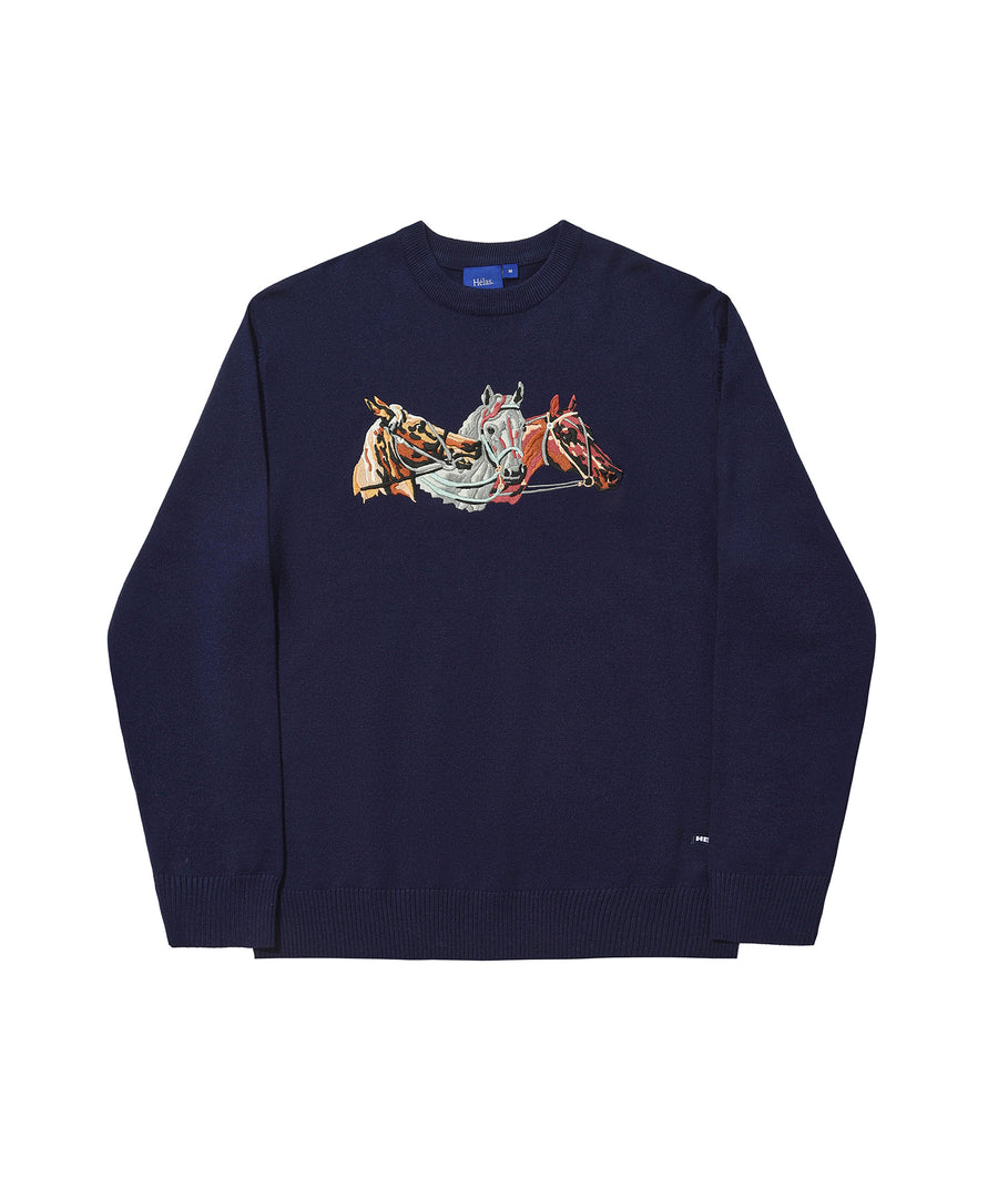 HELAS - HORSES CREWNECK KNIT