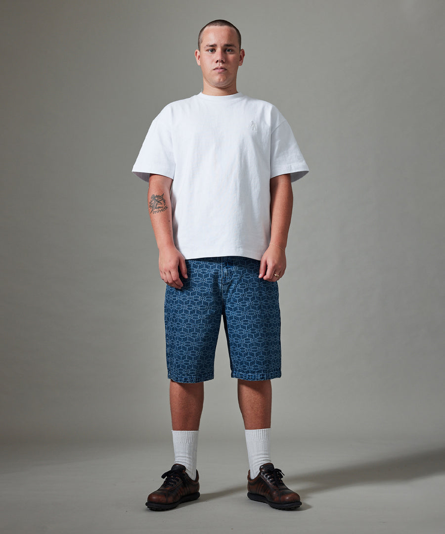 WASHED DARK INDIGO