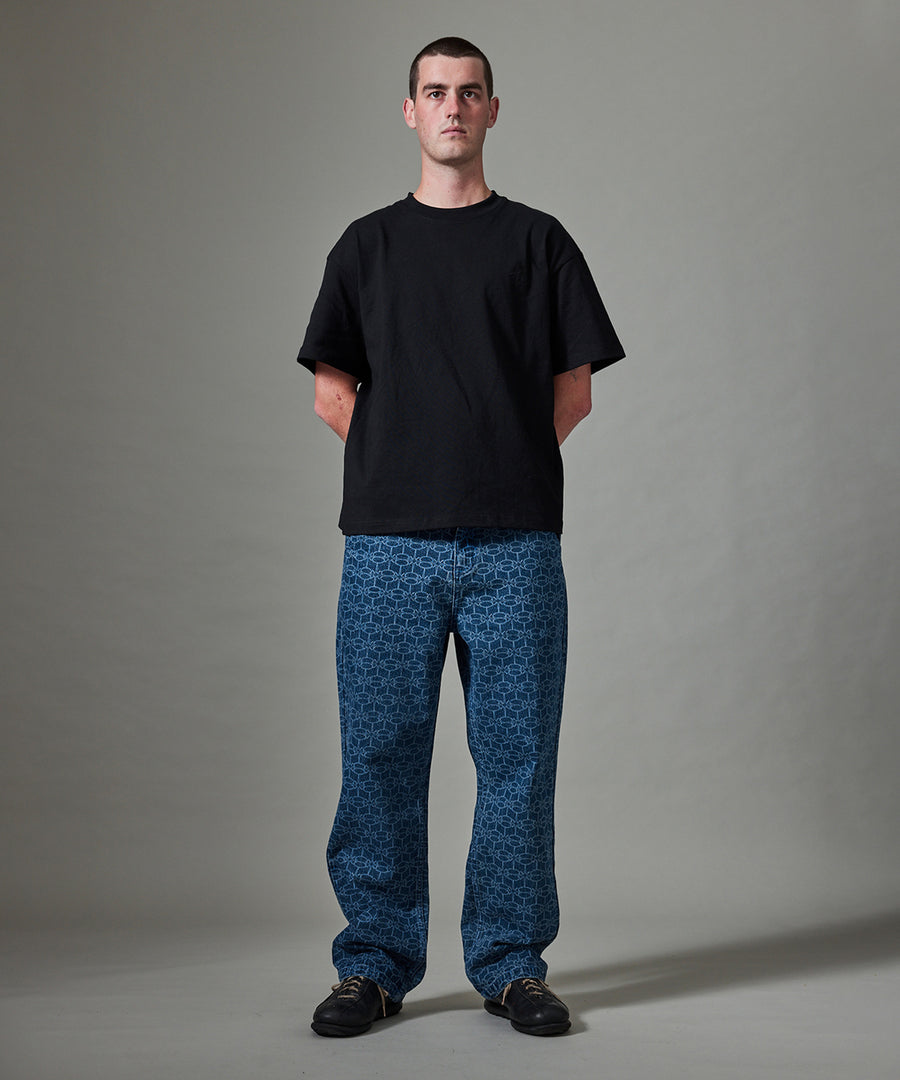 WASHED DARK INDIGO