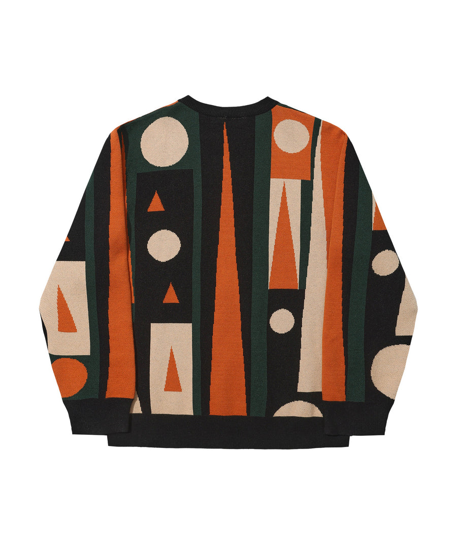 HELAS - BACKGAMMON CREWNECK KNIT