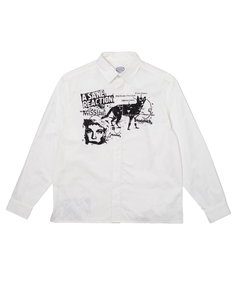 HODDLE - A SANE REACTION OXFORD SHIRT