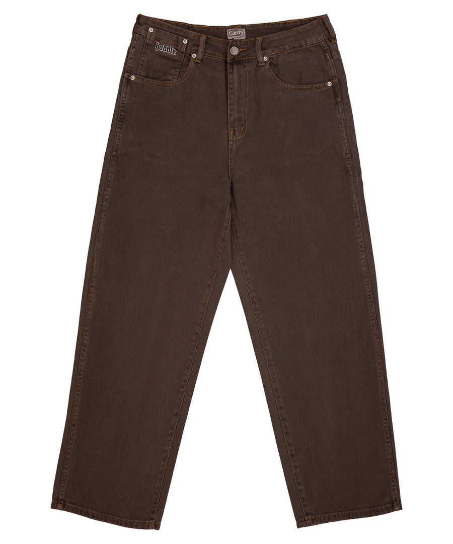 BROWN CONTRAST STITCH
