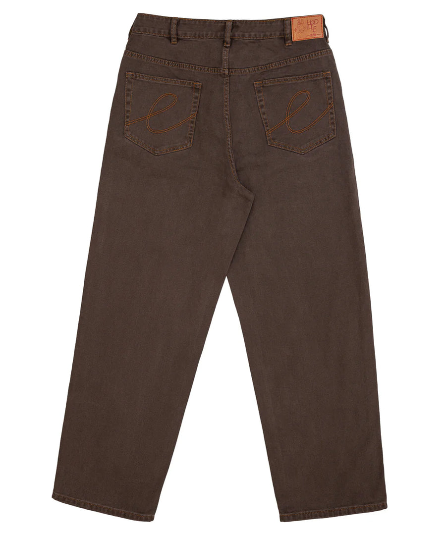 BROWN CONTRAST STITCH