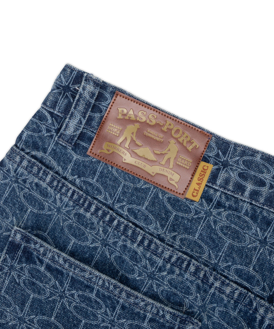 WASHED DARK INDIGO