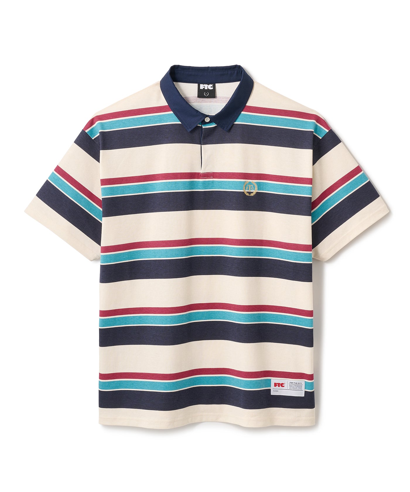 PRINTED STRIPE RUGBY SHIRT – FTC