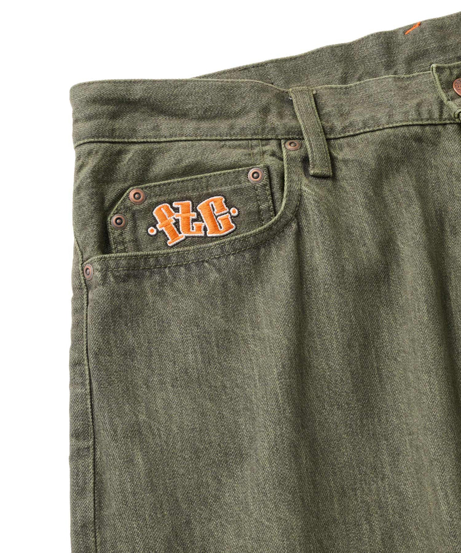 OVERDYED GREEN