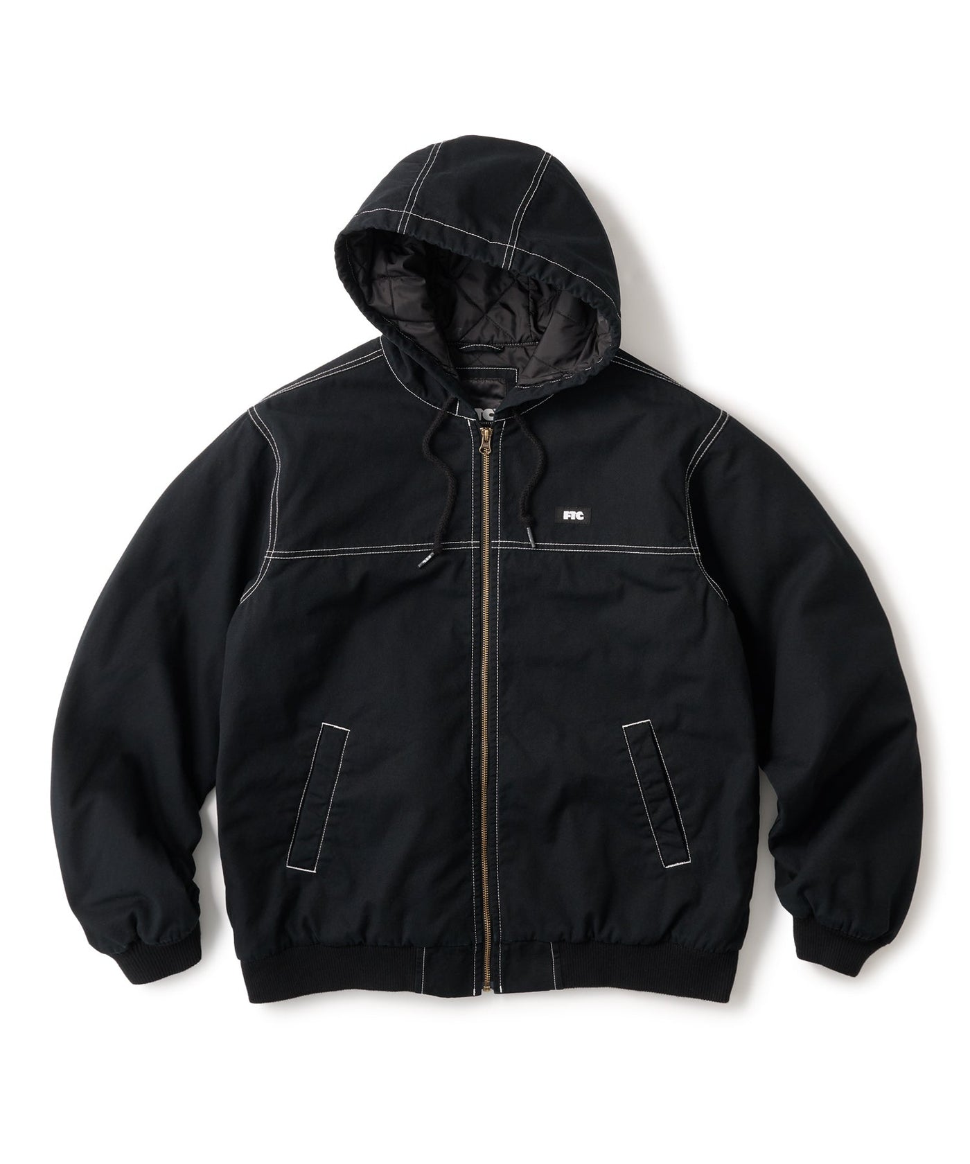 FTC WASHED CANVAS HOODED JACKET ジャケット 黒 WASHED CANVAS HOODED JACKET – FTC