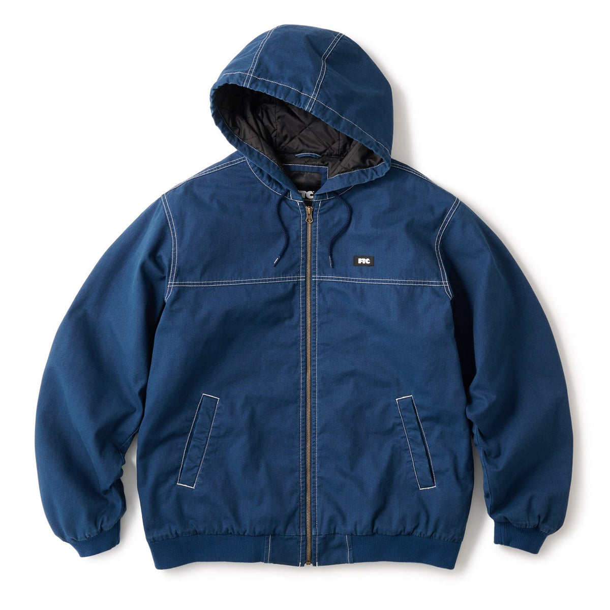 FTC WASHED CANVAS HOODED JACKET ジャケット 黒 FTC WASHED CANVAS HOODED JACKET | LOCKSTOCK/STLIKE