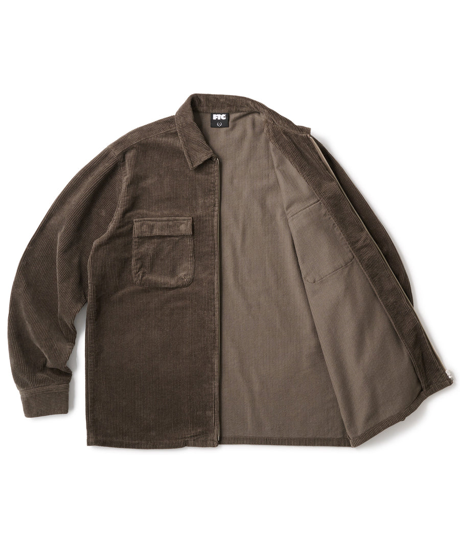 CORDUROY ZIP UP SHIRT – FTC