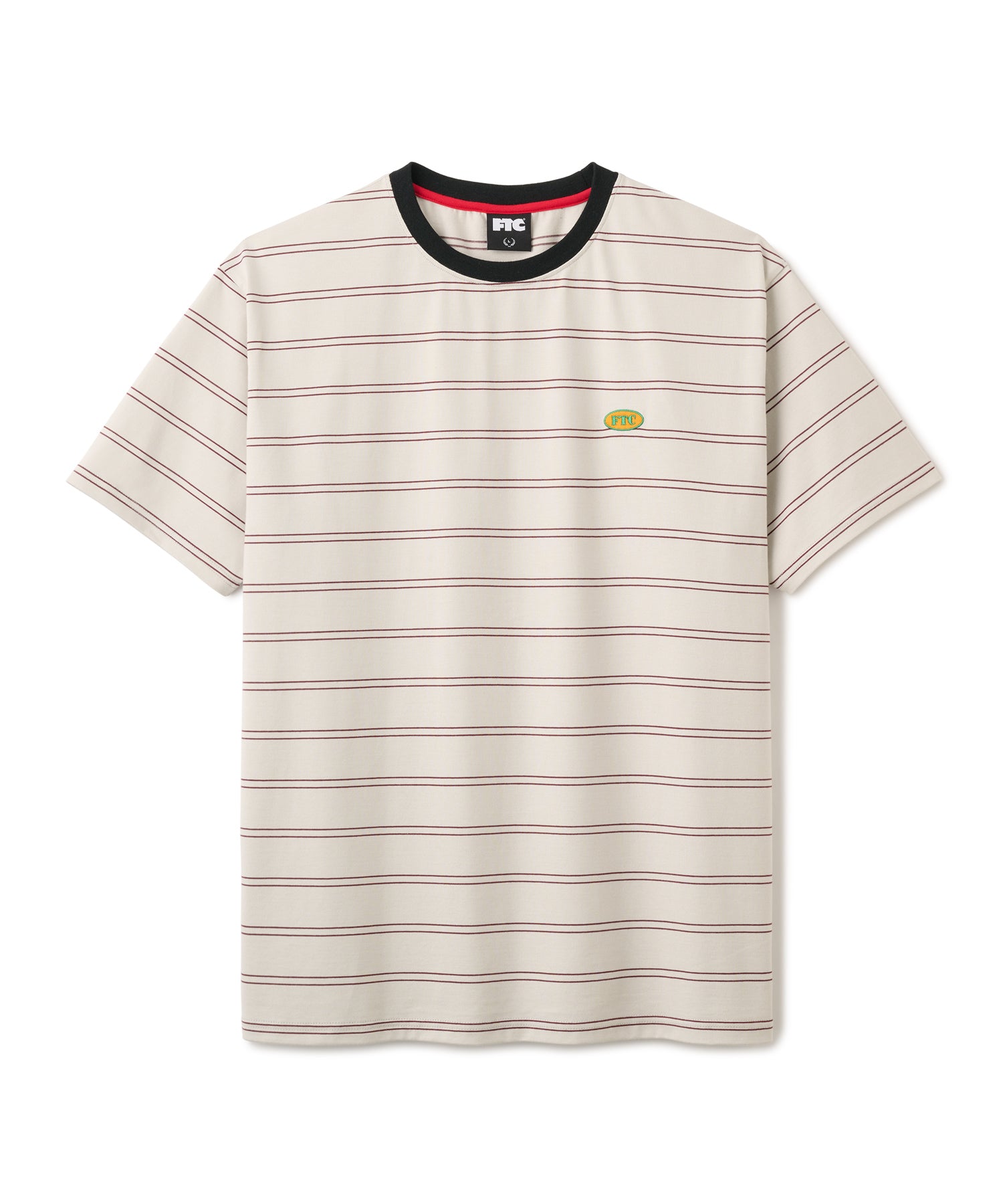 FTC OVAL ロゴ ストライプ リンガー Tシャツ 半袖 3色 送料込み OVAL LOGO STRIPE RINGER TEE – FTC