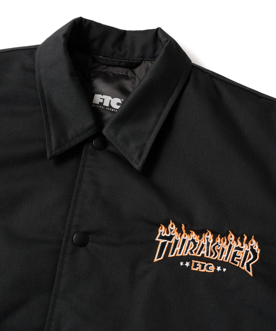 "FTC x THRASHER" COACH JACKET