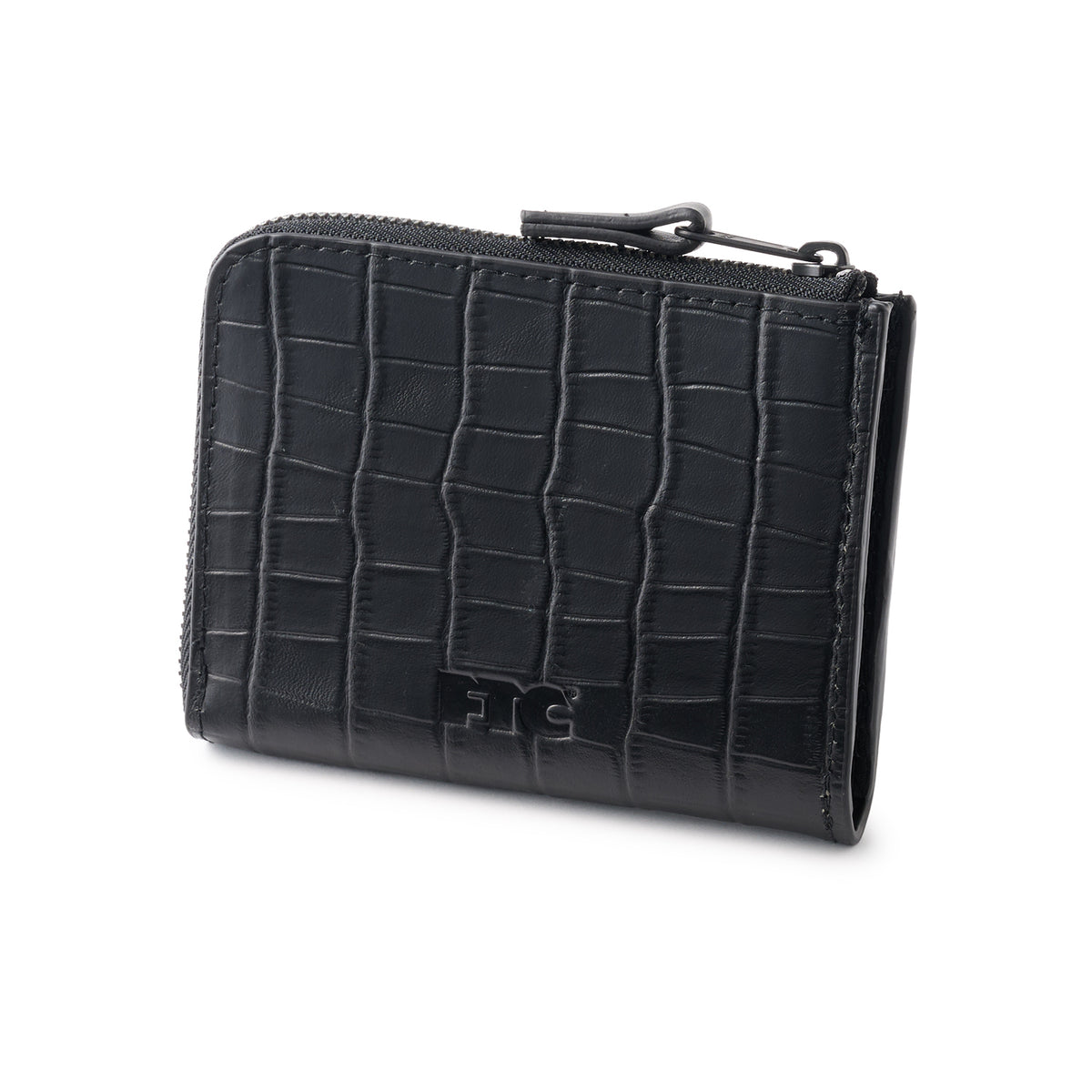 CROC LEATHER COMPACT WALLET – FTC