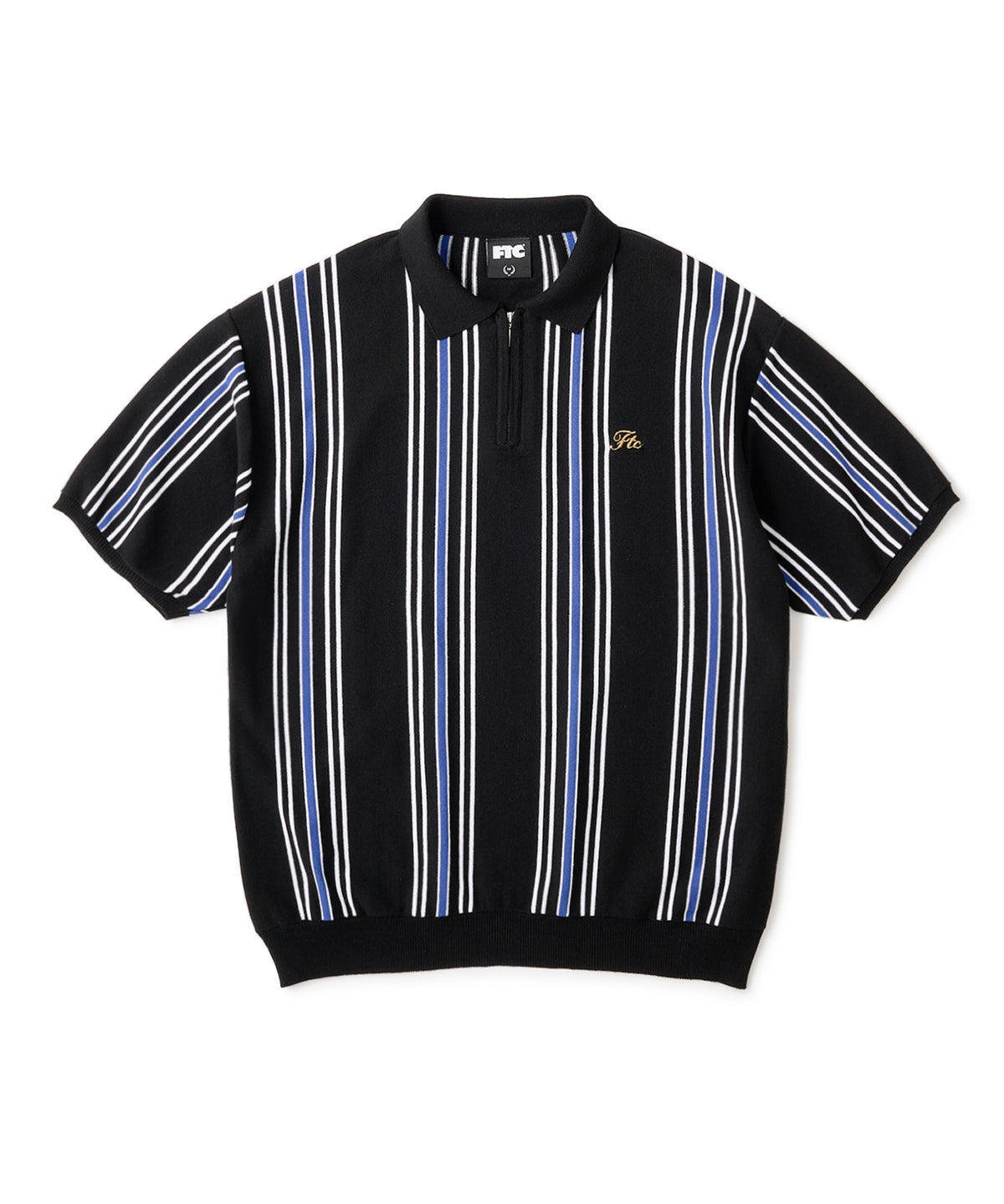 STRIPE KNIT POLO – FTC