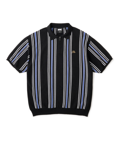 STRIPE KNIT POLO – FTC