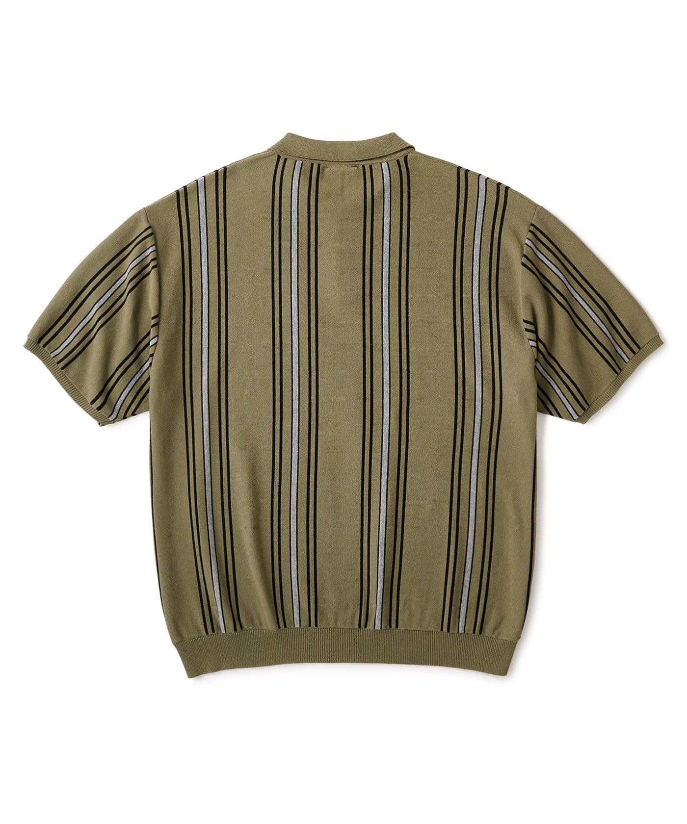 STRIPE KNIT POLO – FTC