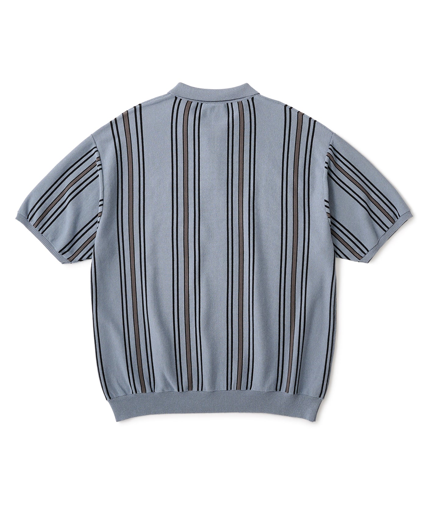 STRIPE KNIT POLO – FTC